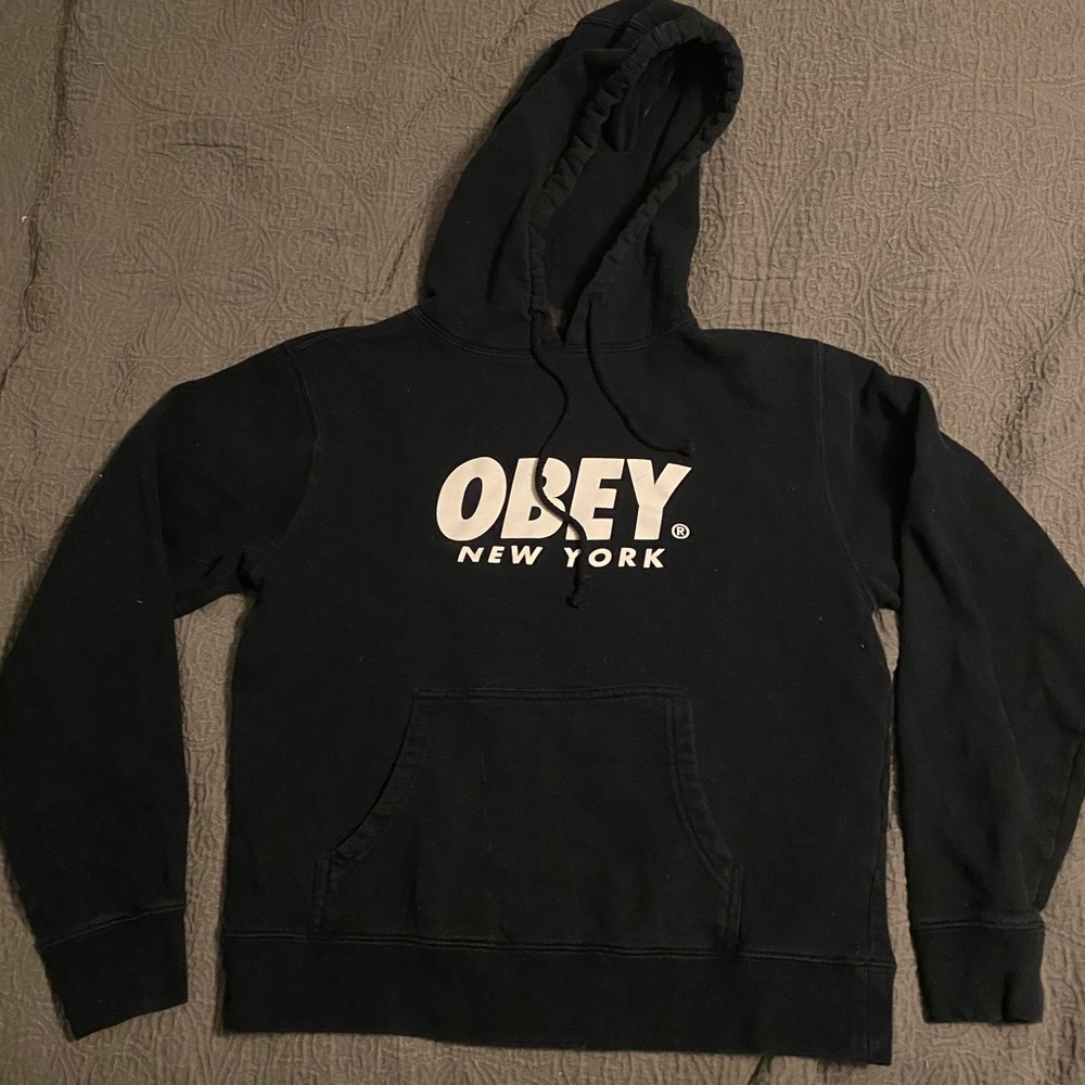 OBEY drawstring hoodie
